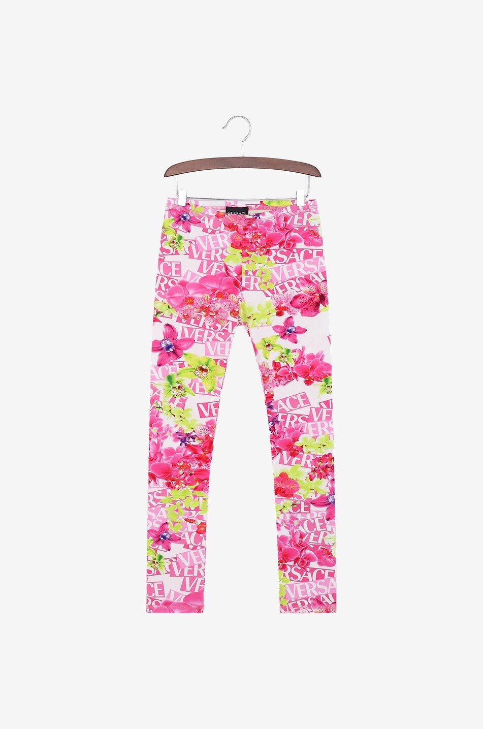 Legging fille en jersey imprimé Versace Orchid