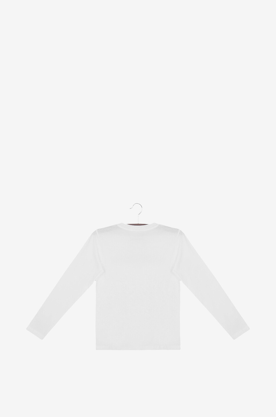 MONCLER Zebra Logo boy's long-sleeved T-shirt Boy WHITE 2