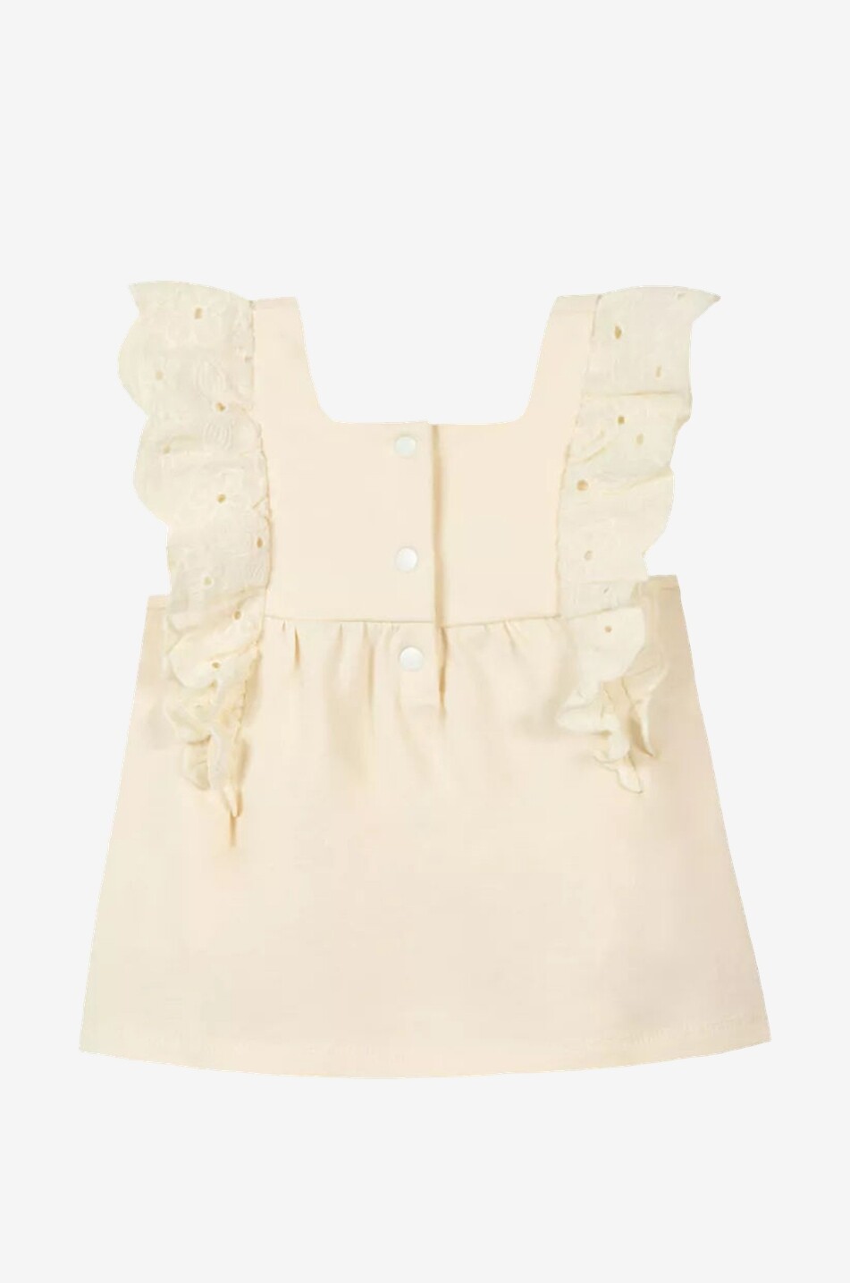 Daisy embroidered baby strappy top