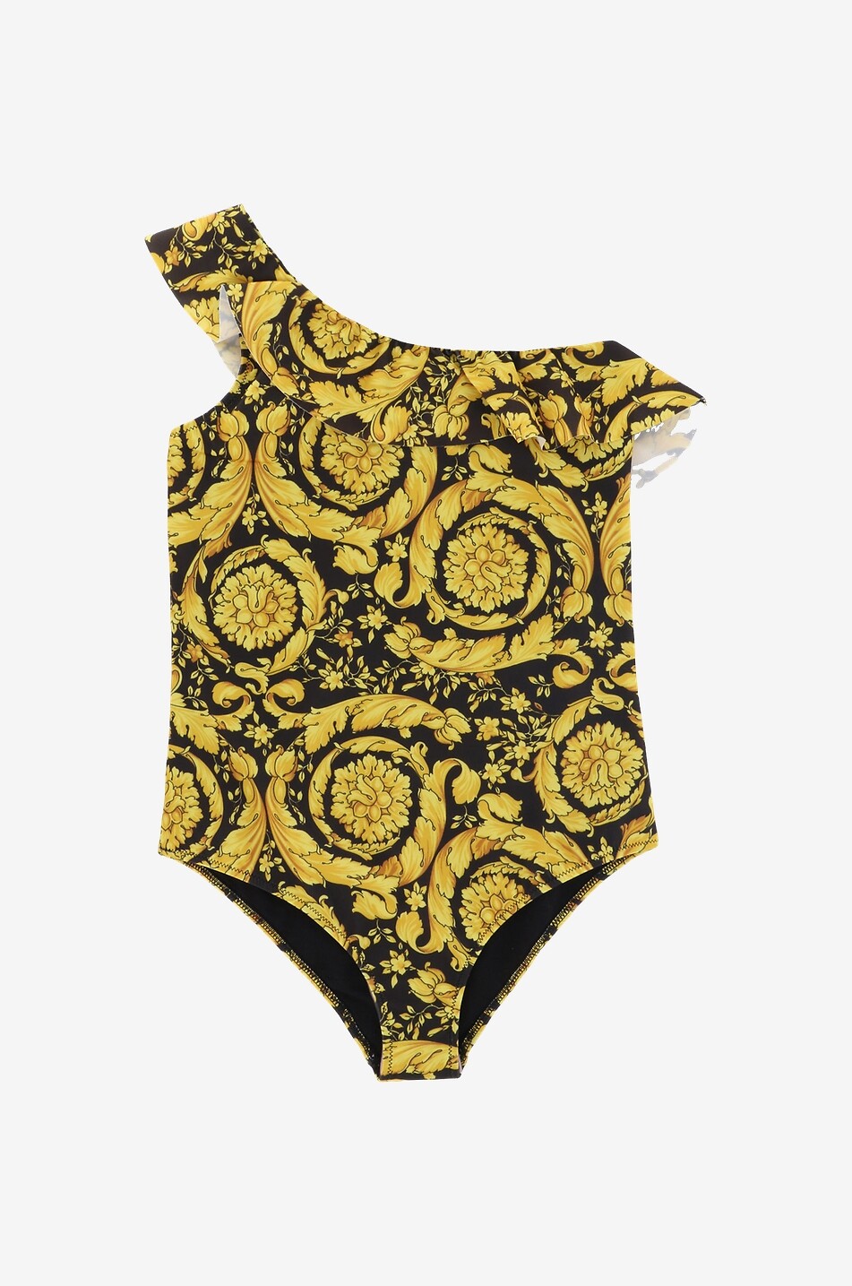 Maillot de bain asymétrique fille Barocco
