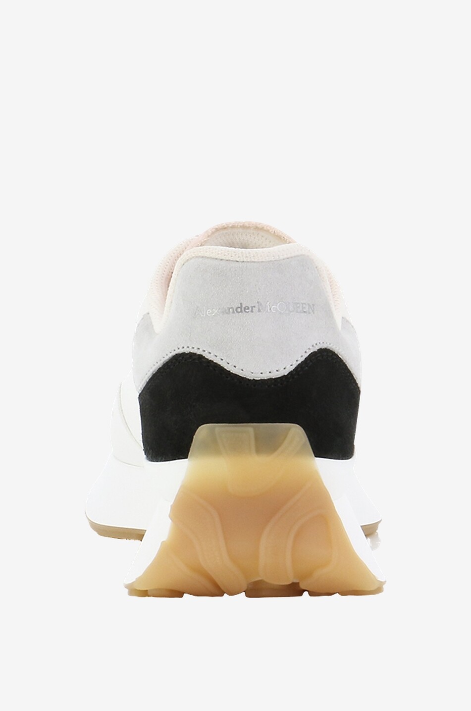 ALEXANDER McQUEEN Sprint Runner nappa leather and suede low-top sneakers Women MULTI COLOURED 4