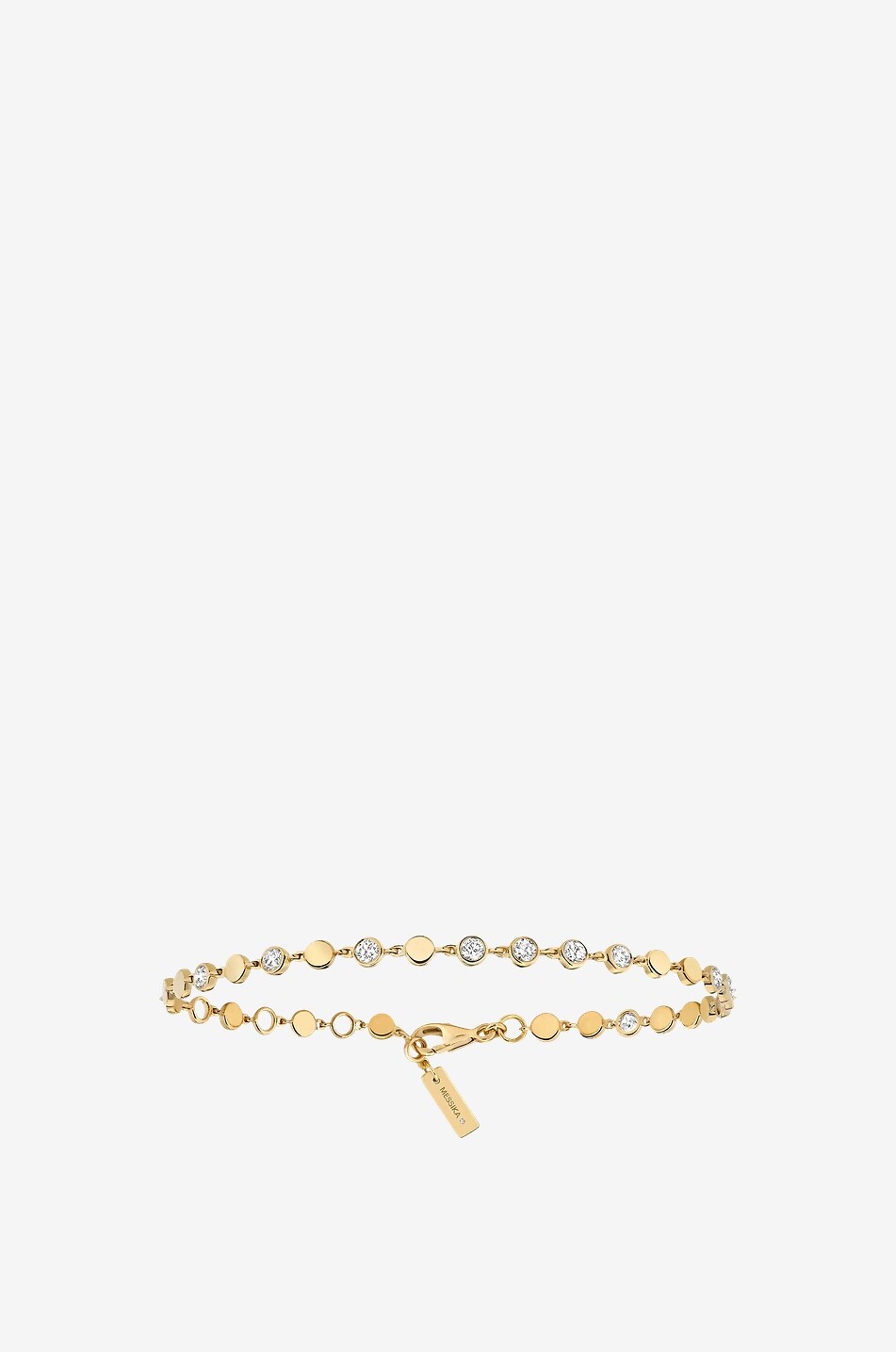 MESSIKA D-Vibes PM yellow gold and diamond bracelet Women YELLOW 1