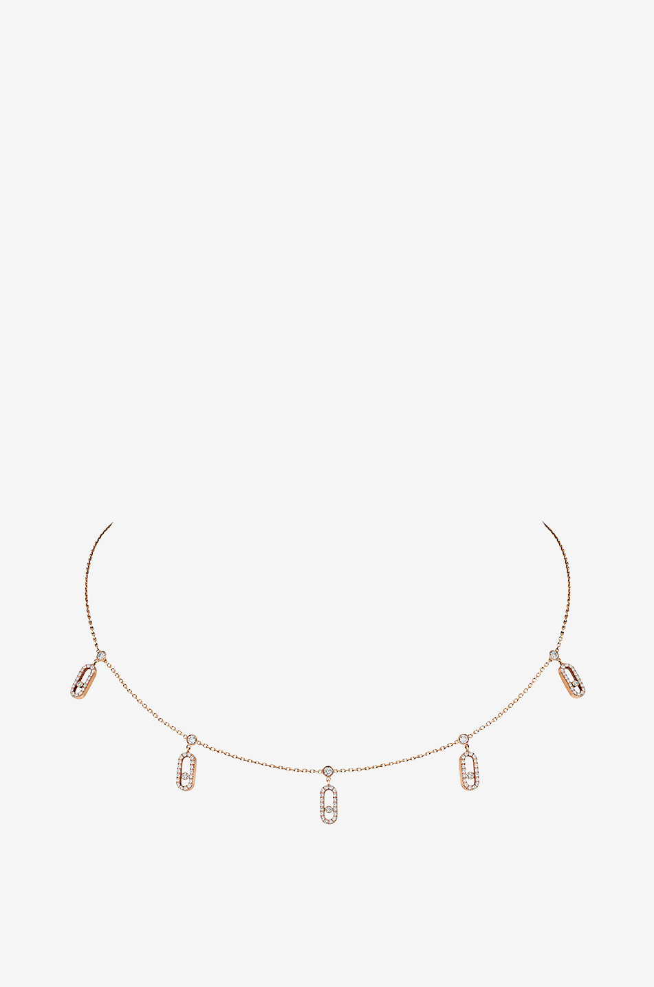 MESSIKA Choker aus Roségold und Diamanten Move Uno Pampille Damen ROSA 1