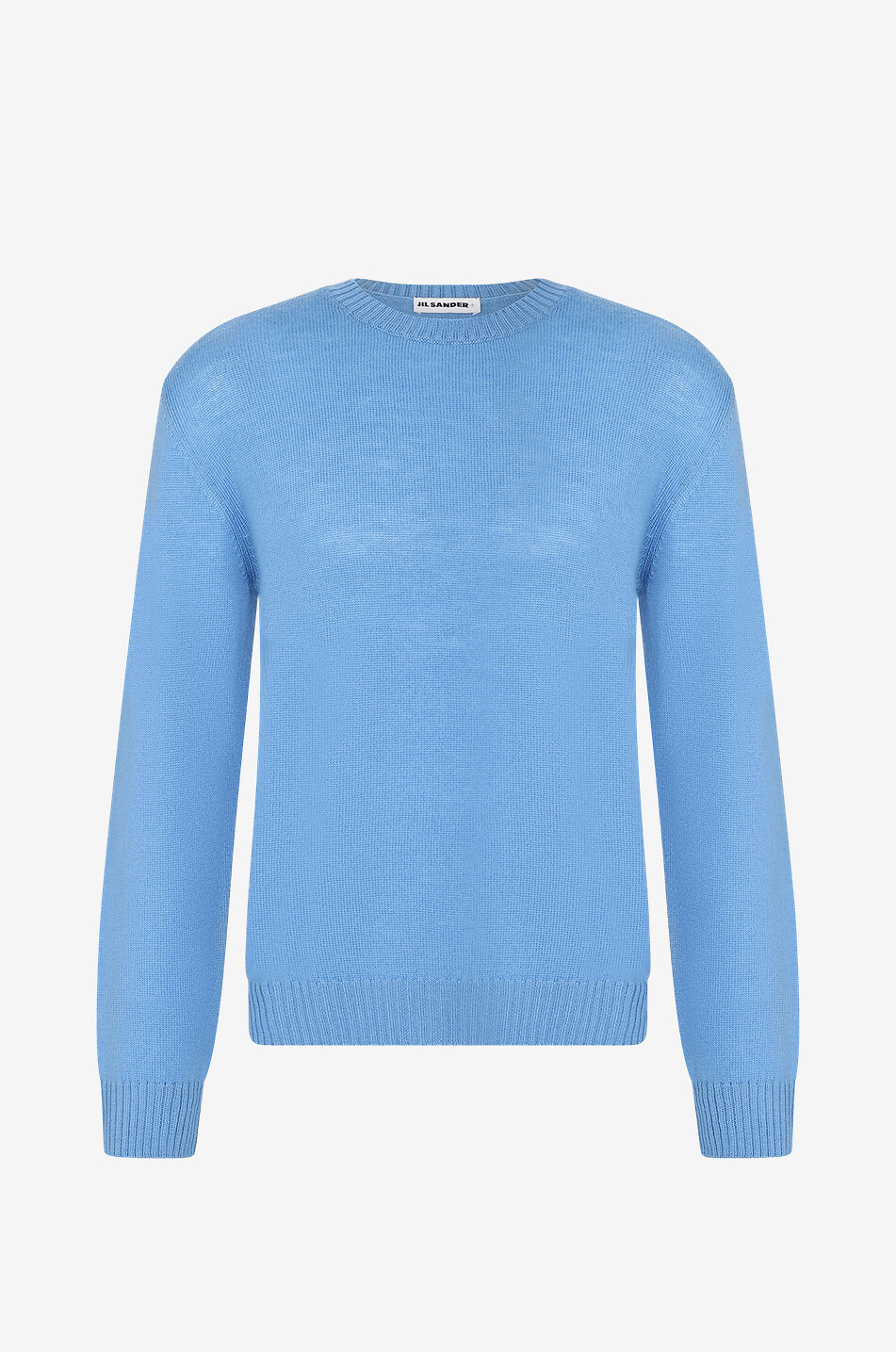 JIL SANDER Rundhalspullover aus Wolle Cashwool Herren BLAU 1
