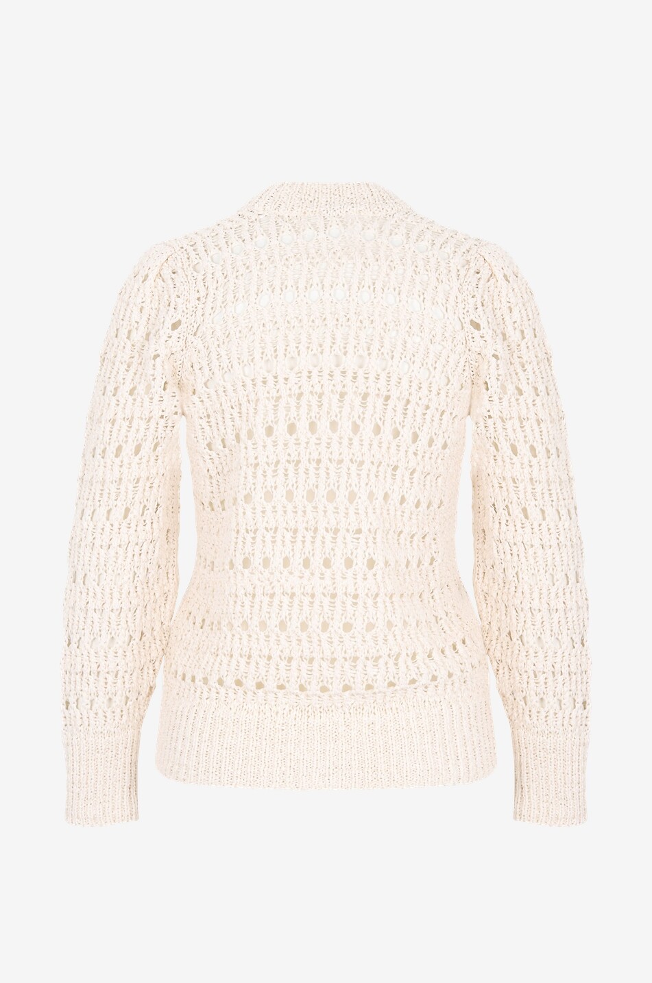 ISABEL MARANT Gemma openwork cotton jumper Women EGGSHELL 2