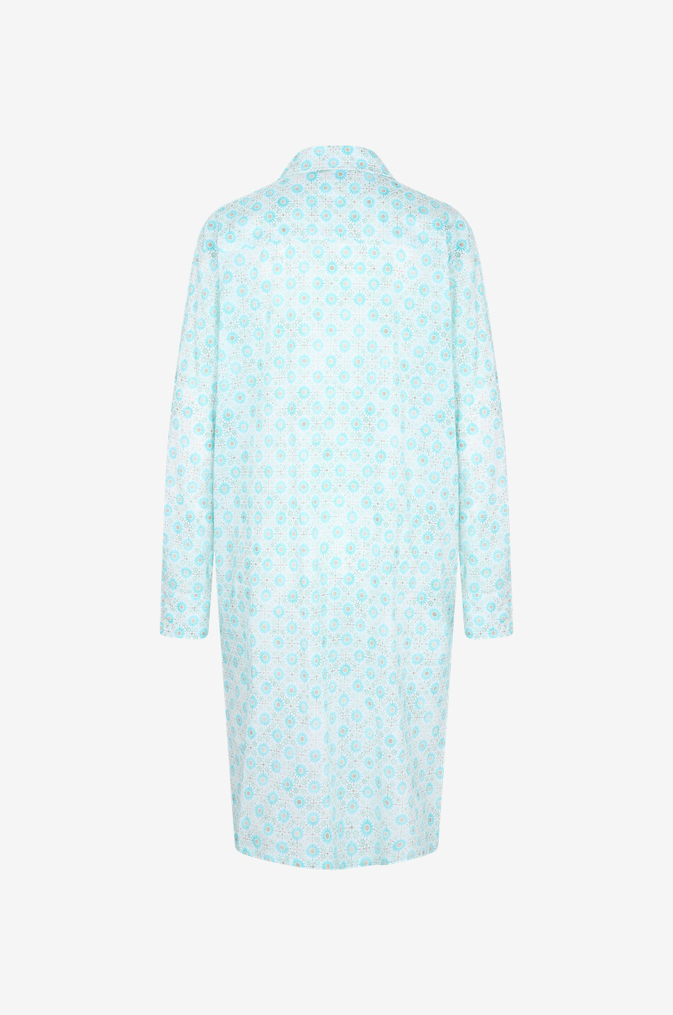 Robe-chemise courte en coton