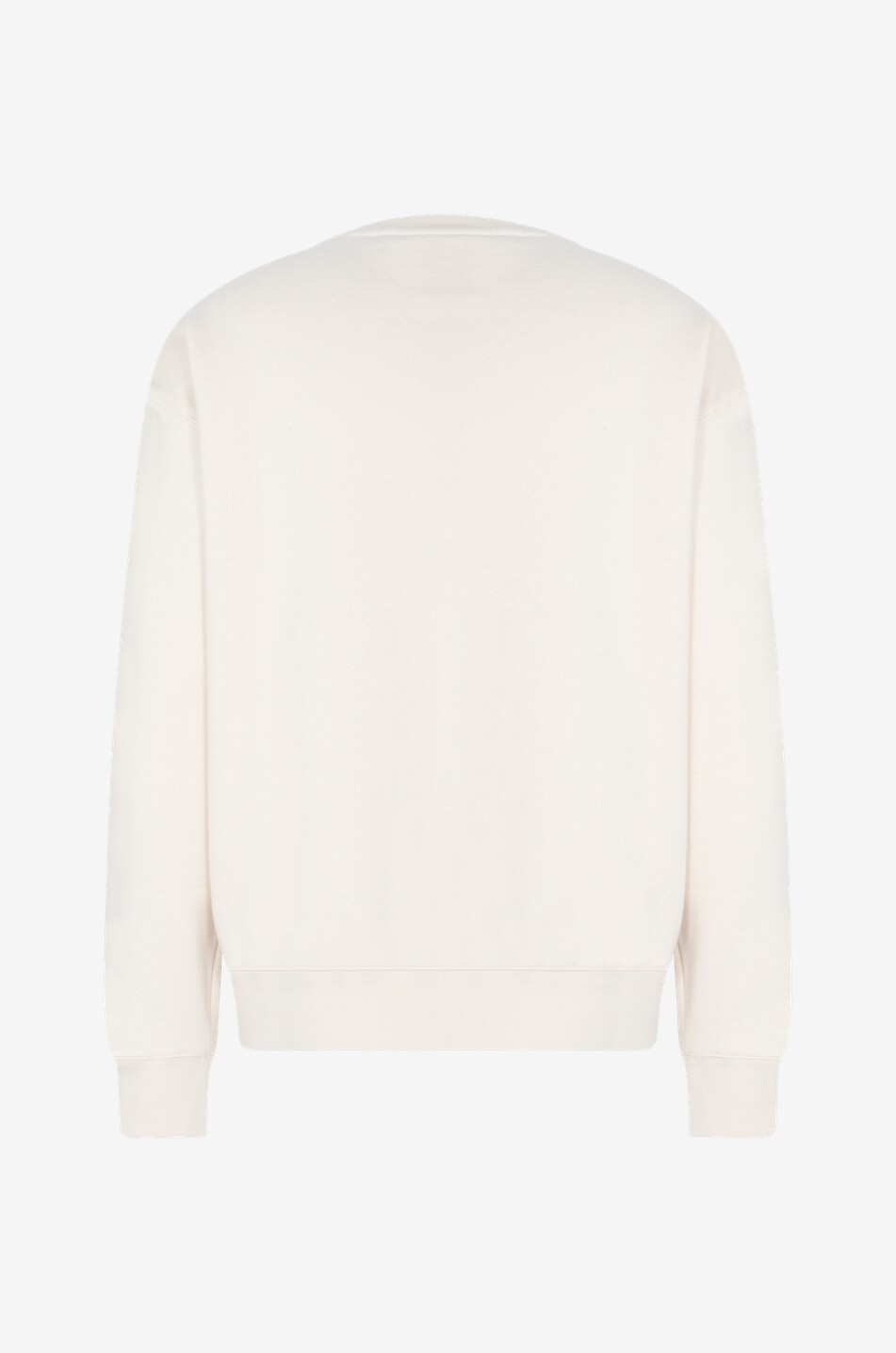 Logo printed organic cotton crewneck sweatshirt