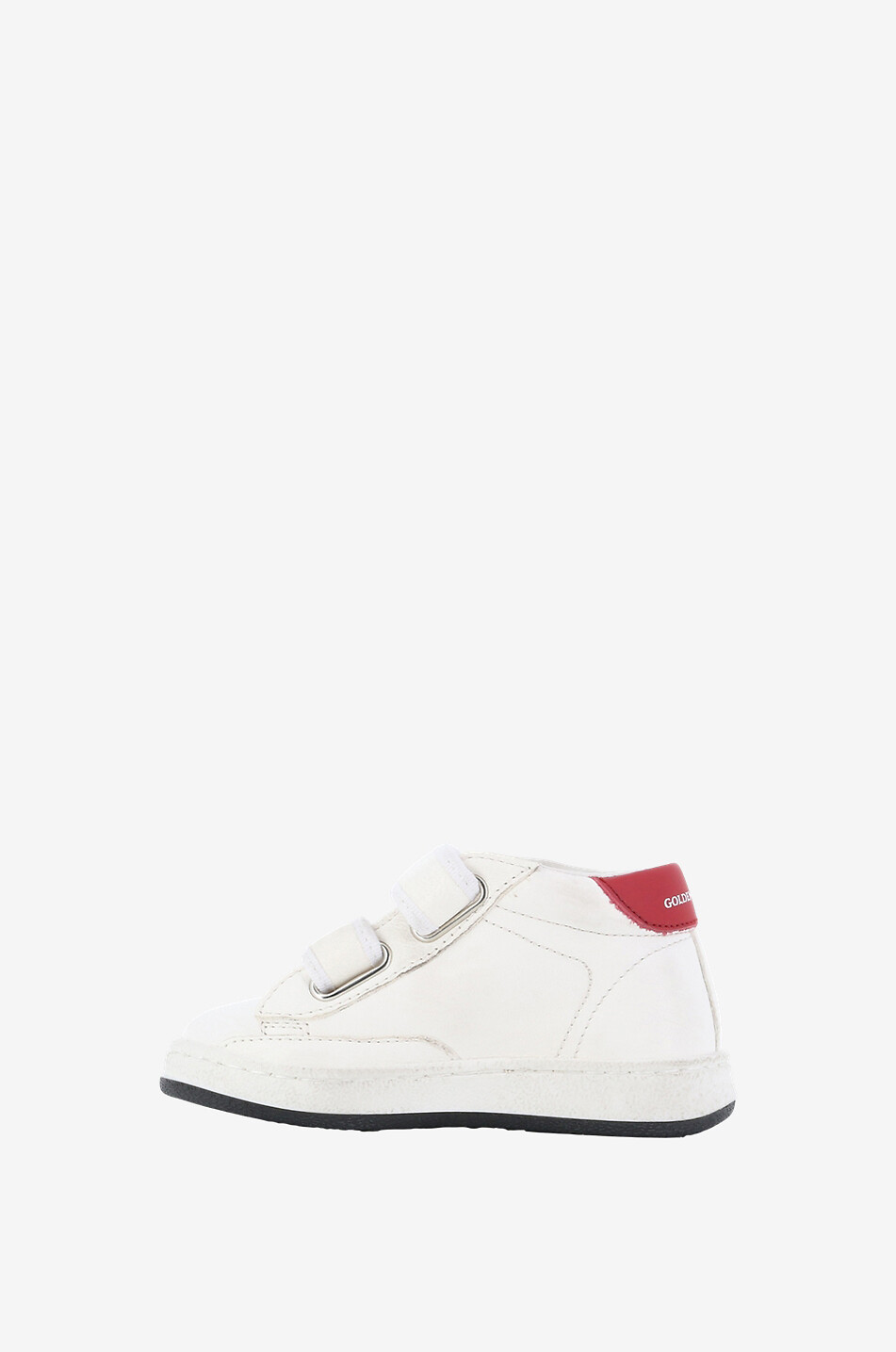 GOLDEN GOOSE Baskets basses en cuir bébé June Bébé BLANC 3