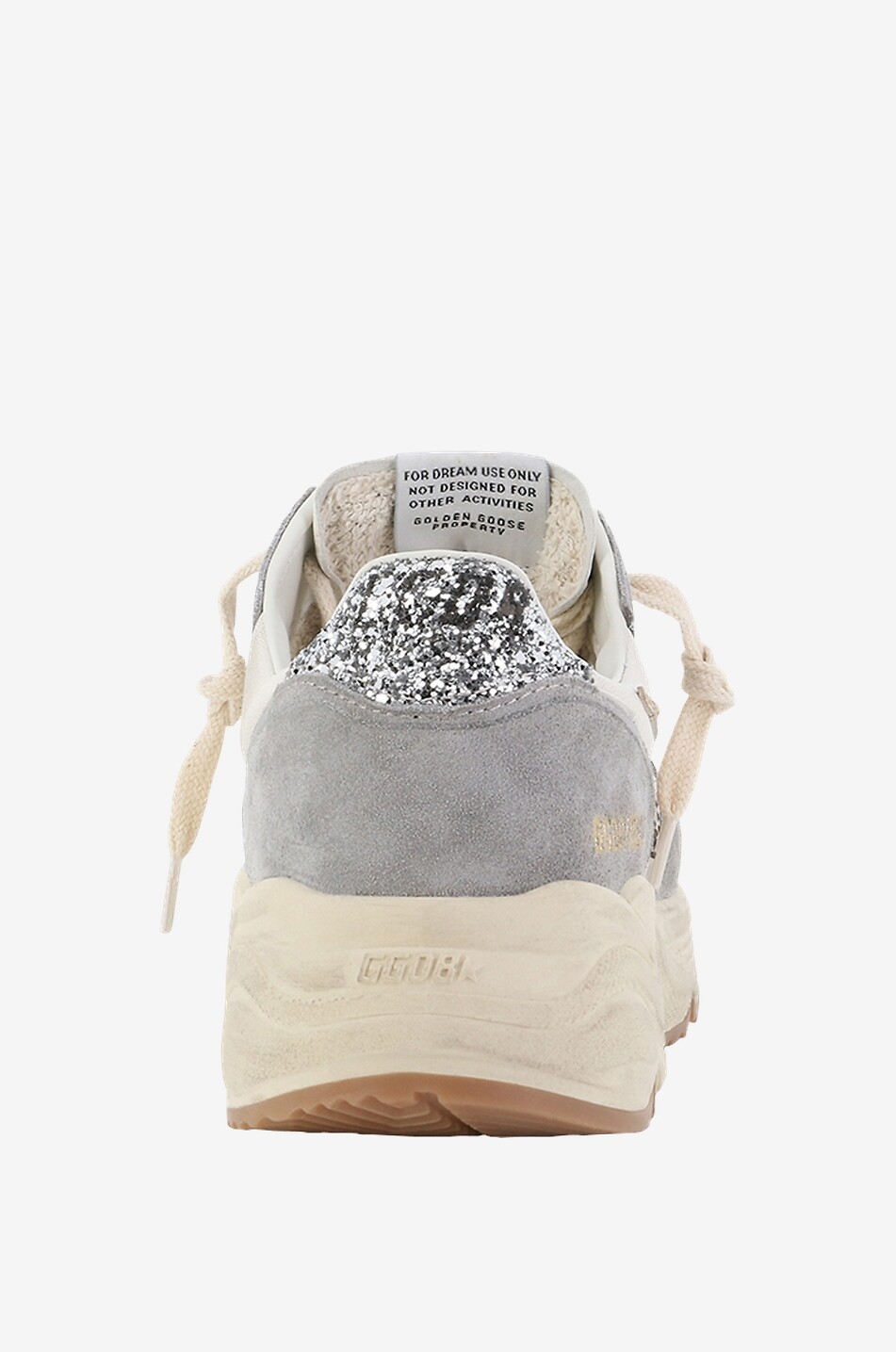 Baskets basses multi-matières à paillettes Running Sole
