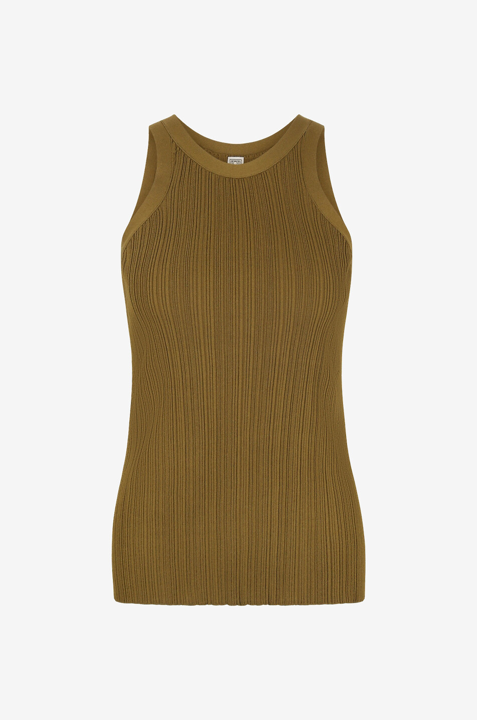 Seamless rib knit tank top