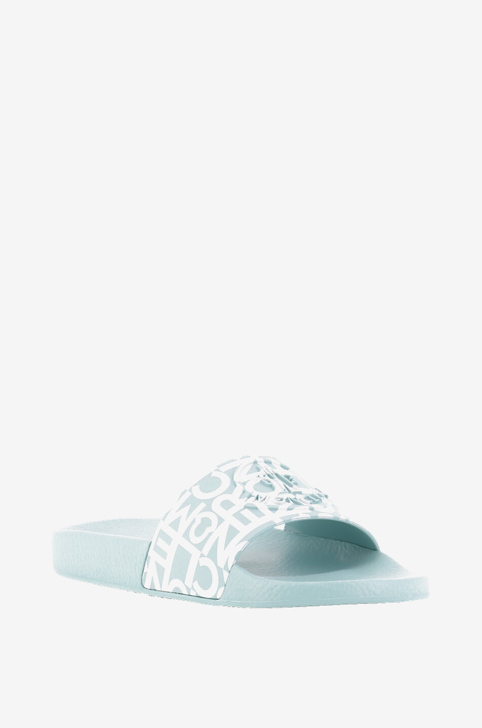 MONCLER PVC-Badeschuhe mit Logoprint Jeanne Damen BLAU 1