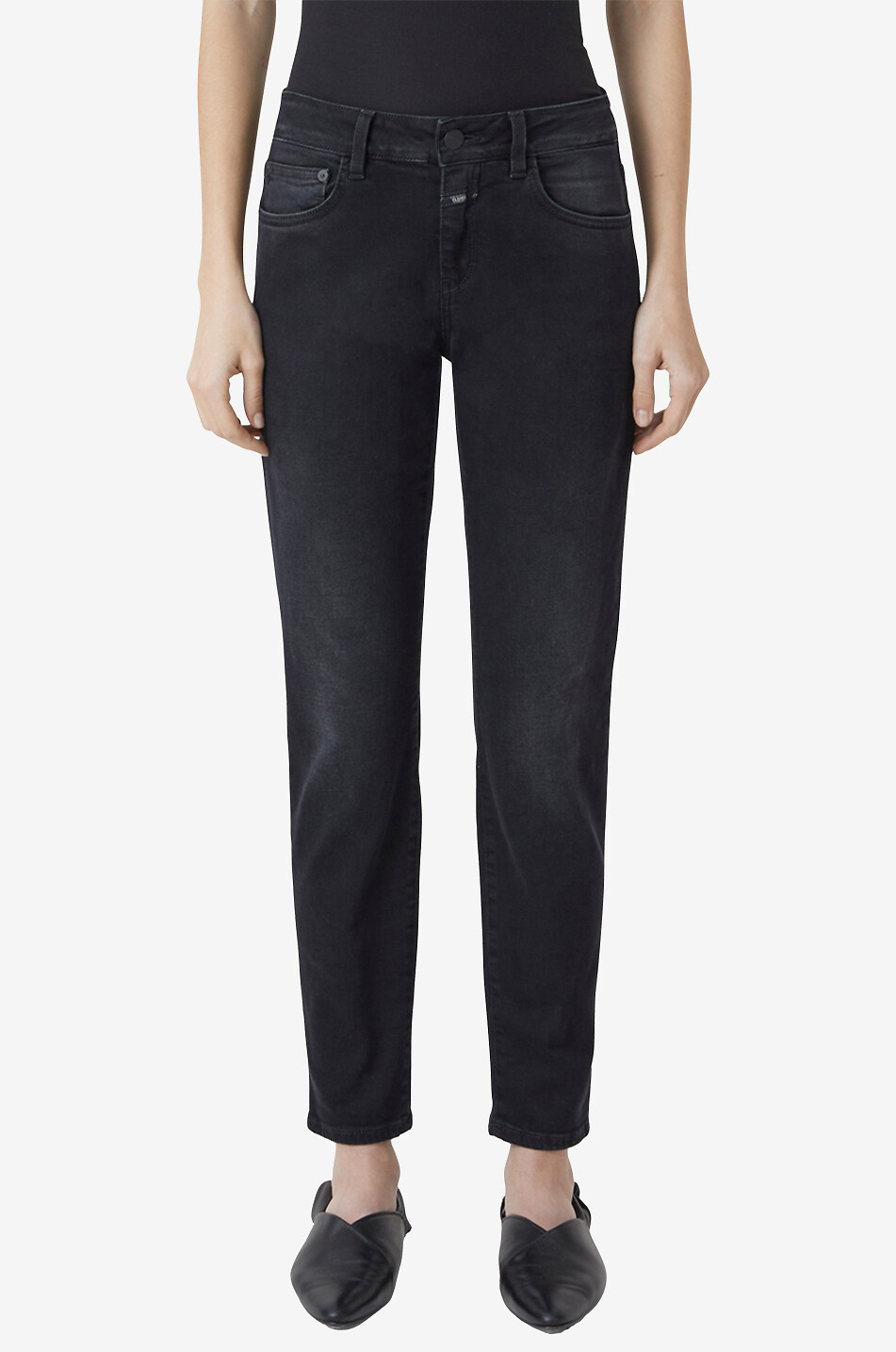 CLOSED Slim-Fit-Jeans A BETTER BLUE Baker Damen DUNKELGRAU 2