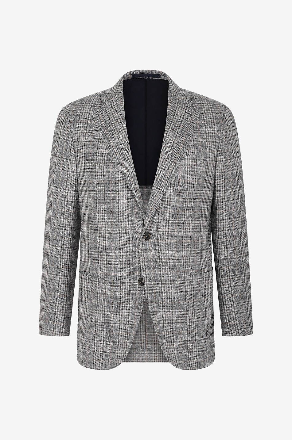 CARUSO Giacca Indy silk and wool blazer Men BROWN 1