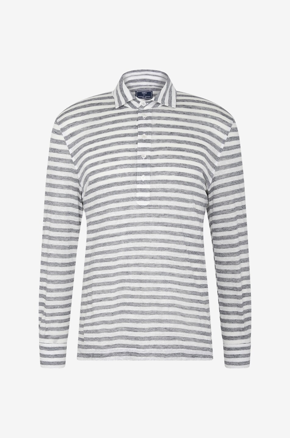 Polo à manches longues en lin Five ML