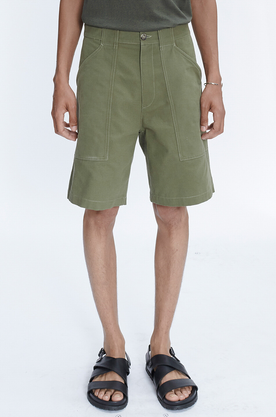 Lässige gerade Canvas-Shorts Melbourne