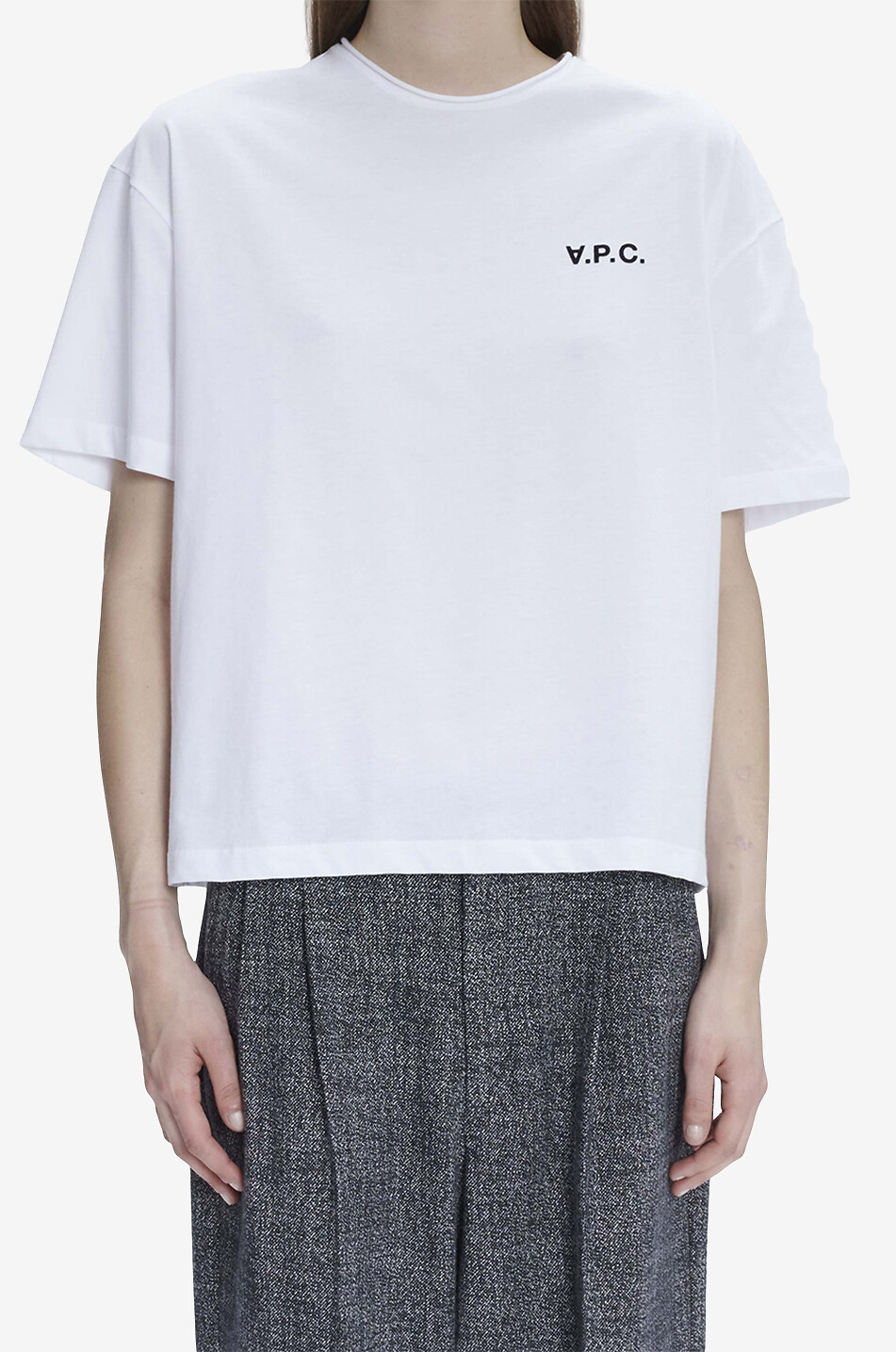 A.P.C. T-shirt à manches courtes en coton Karol Femme BLANC 3