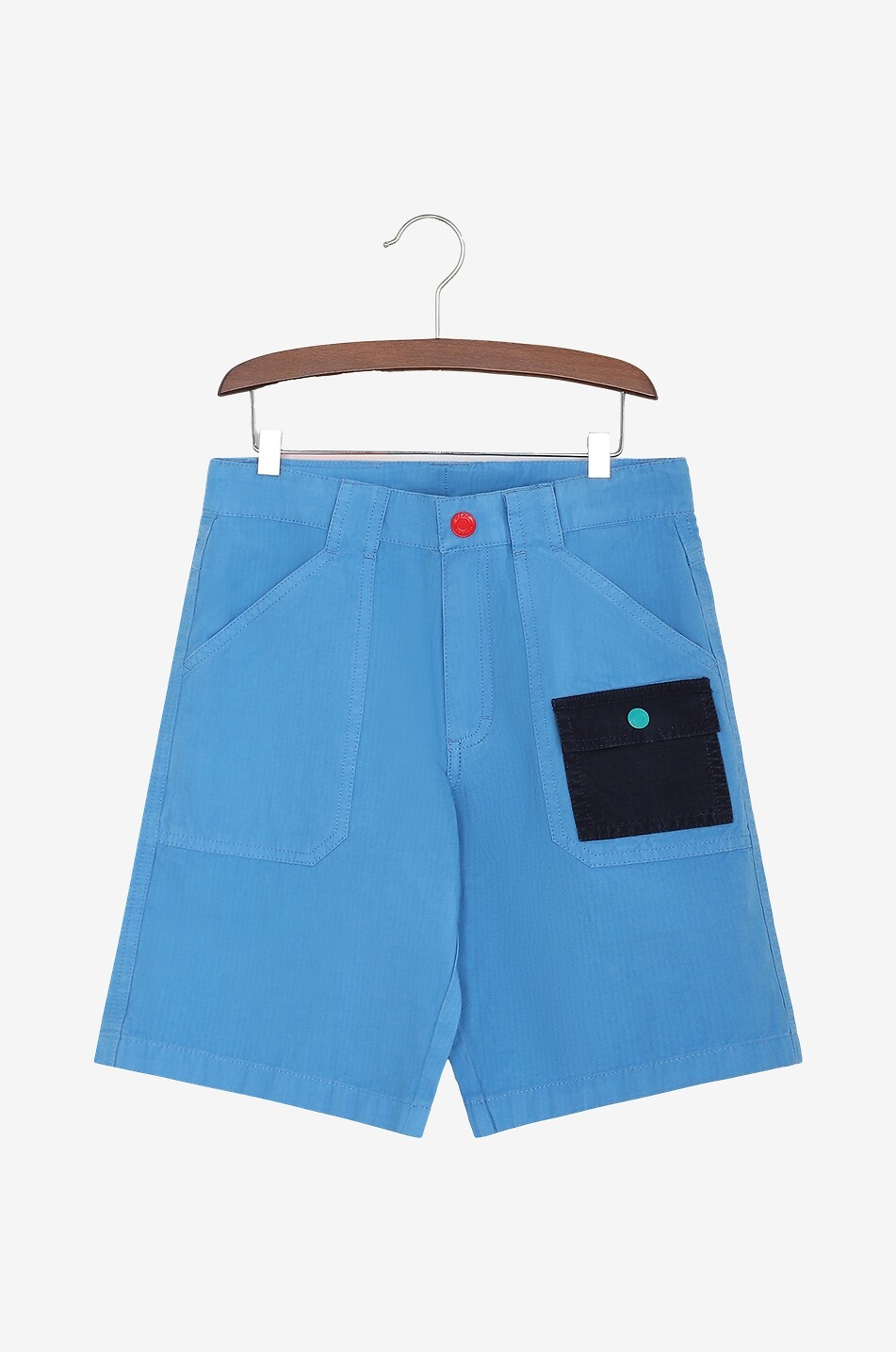 Boys' cotton cargo Bermuda shorts