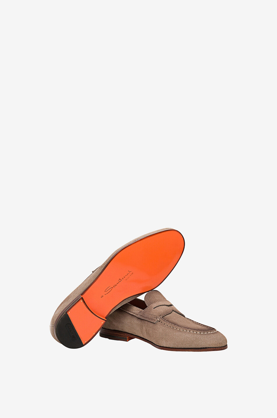 SANTONI Mokassins Penny Herren BRAUN 4