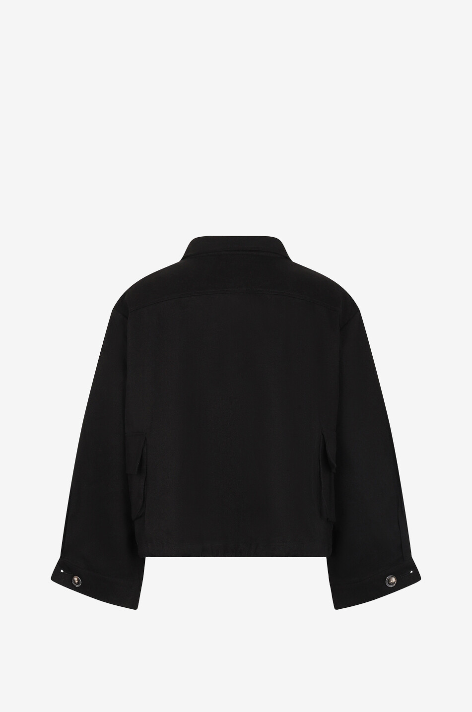 Veste utilitaire boxy en gabardine