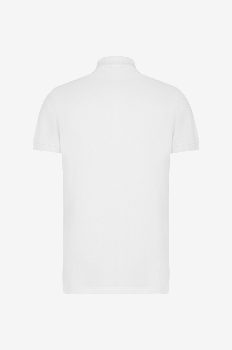 MONCLER Polo à manches courtes en coton piqué brodé MONCLER Homme BLANC 2