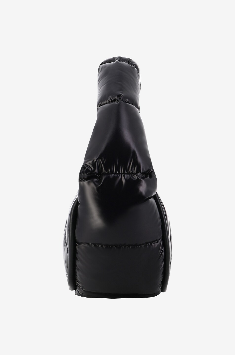 MONCLER Hobo-Tasche aus gestepptem Nylon und Leder Delilah Damen SCHWARZ 4