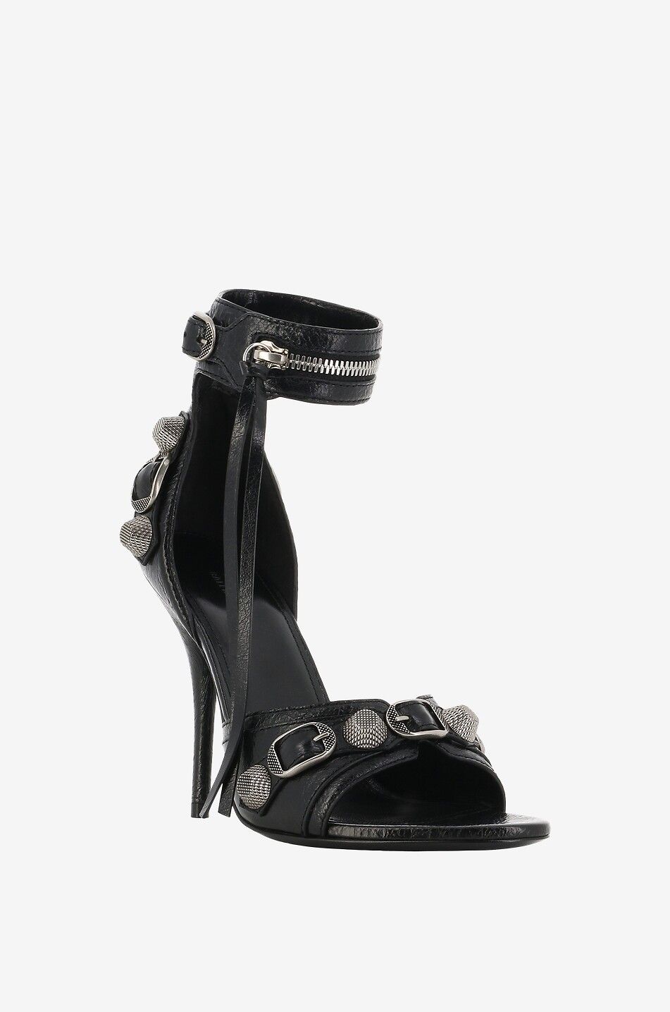 Cagole 110 arena leather heeled sandals