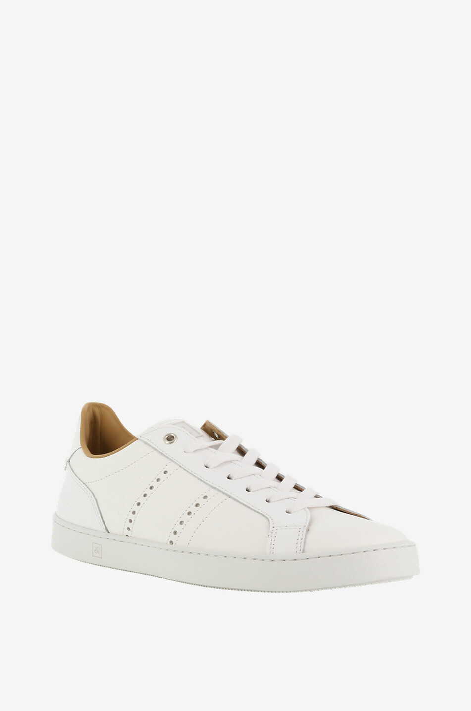 Odile leather lace-up low-top sneakers