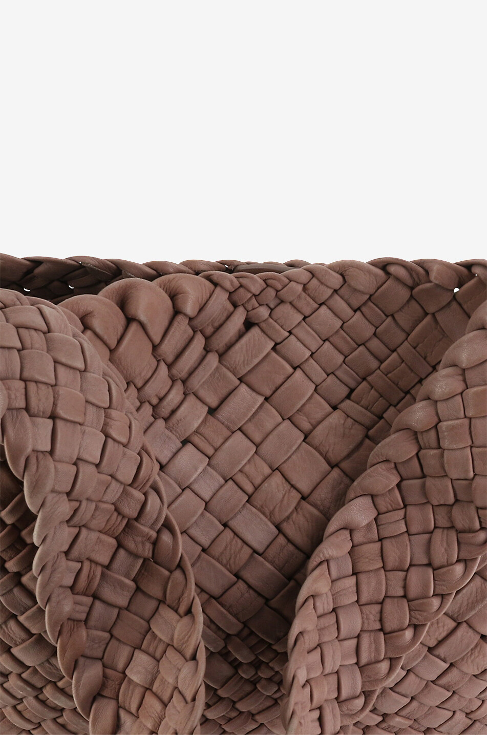 PLINIO VISONA' Sac hobo tissé en cuir Esmeralda Dream Femme VIOLET CLAIR 5