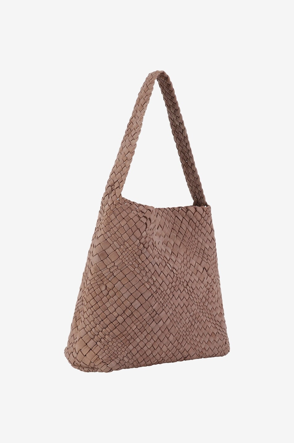 PLINIO VISONA' Sac hobo tissé en cuir Esmeralda Dream Femme VIOLET CLAIR 2