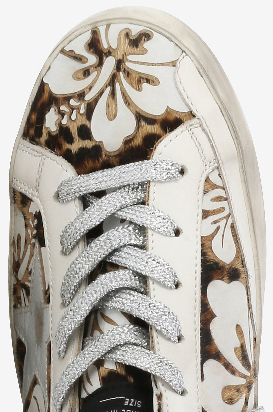 GOLDEN GOOSE Baskets basses imprimées léopard et fleurs Super-Star Femme MULTICOLORE 5