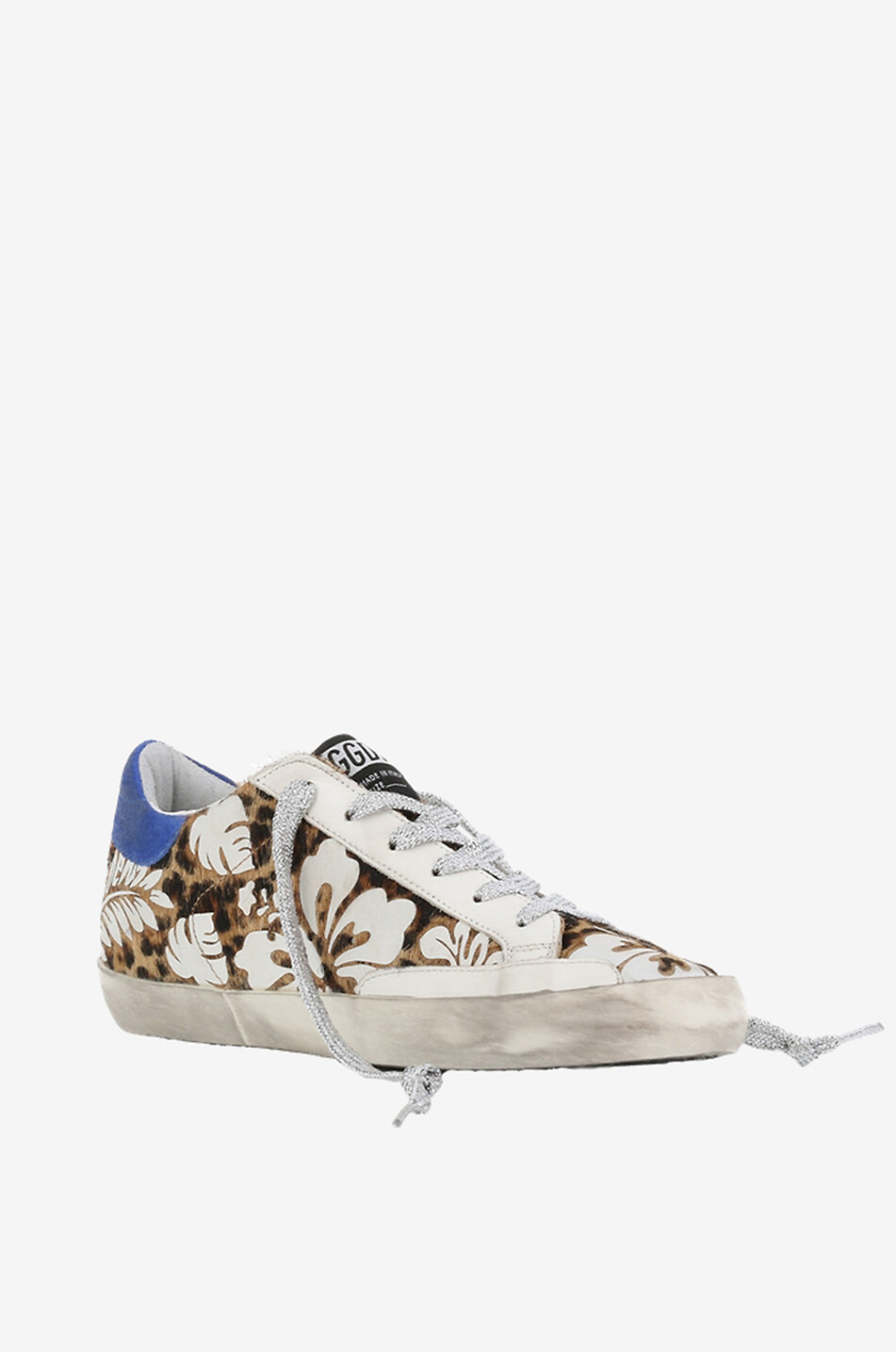 GOLDEN GOOSE Baskets basses imprimées léopard et fleurs Super-Star Femme MULTICOLORE 1