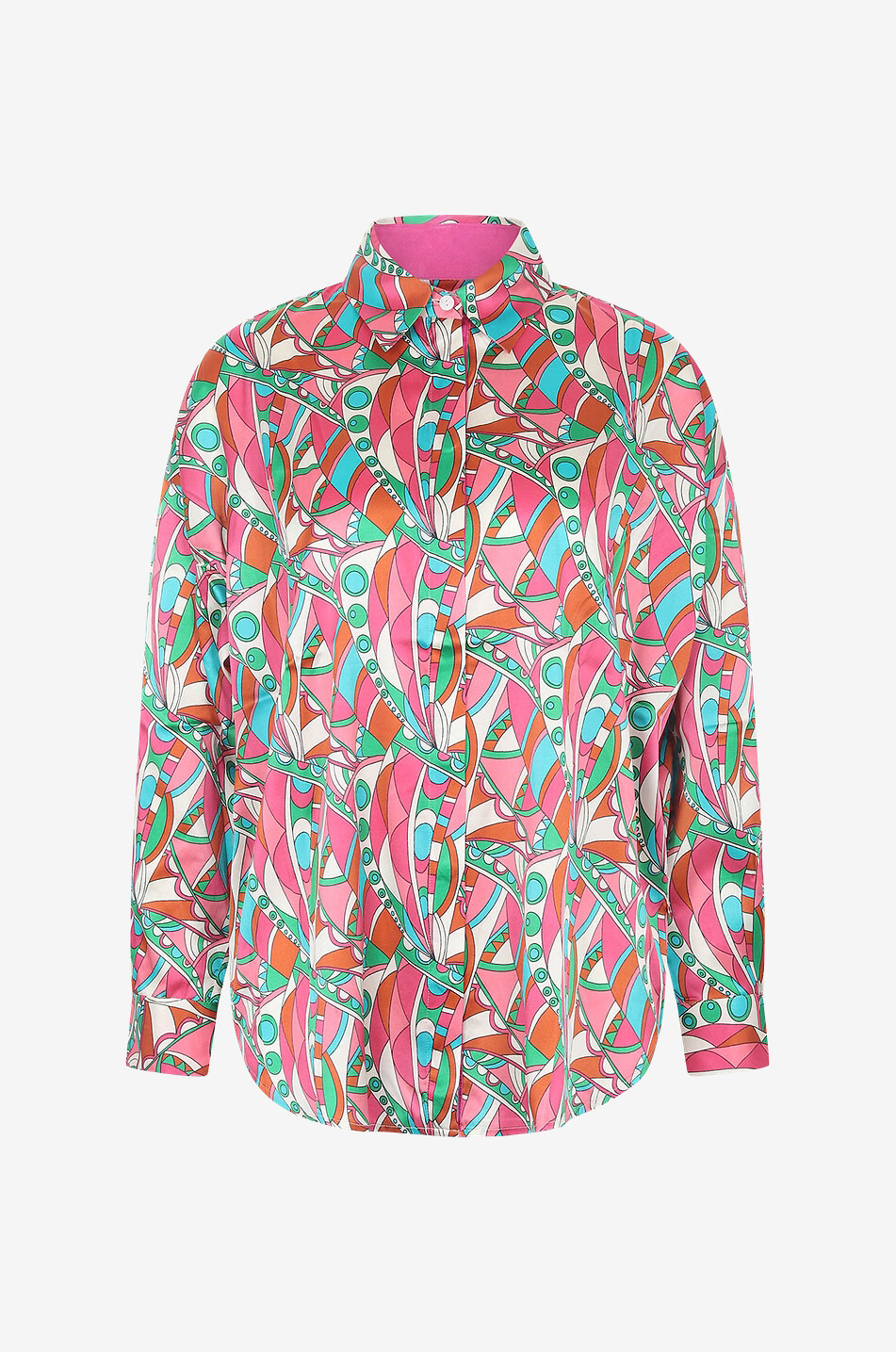 Langärmeliges Hemd aus Seide Sydney