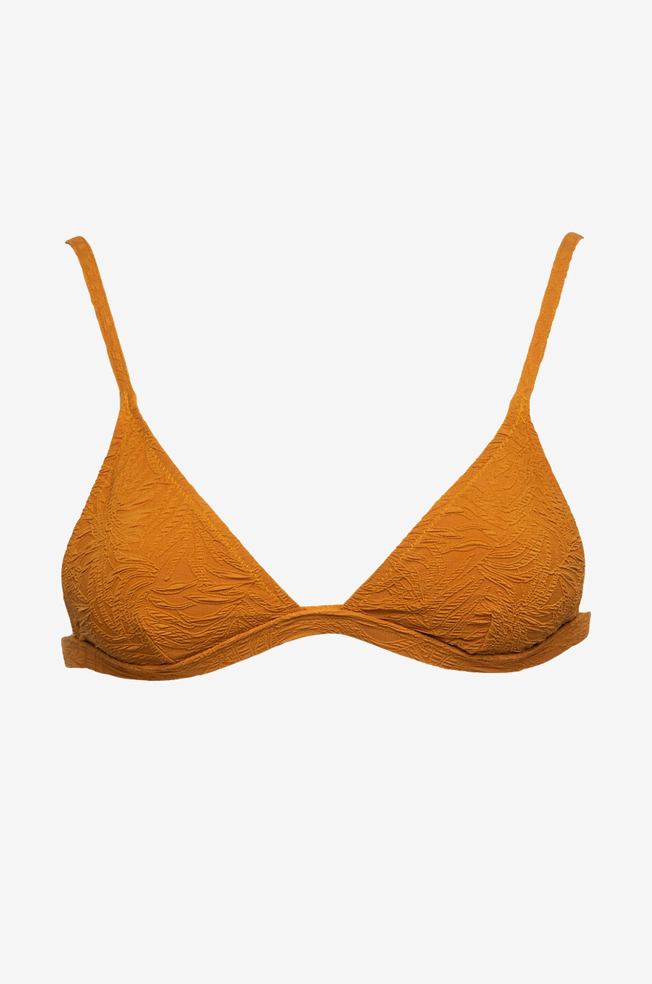 Jungle triangle bikini top