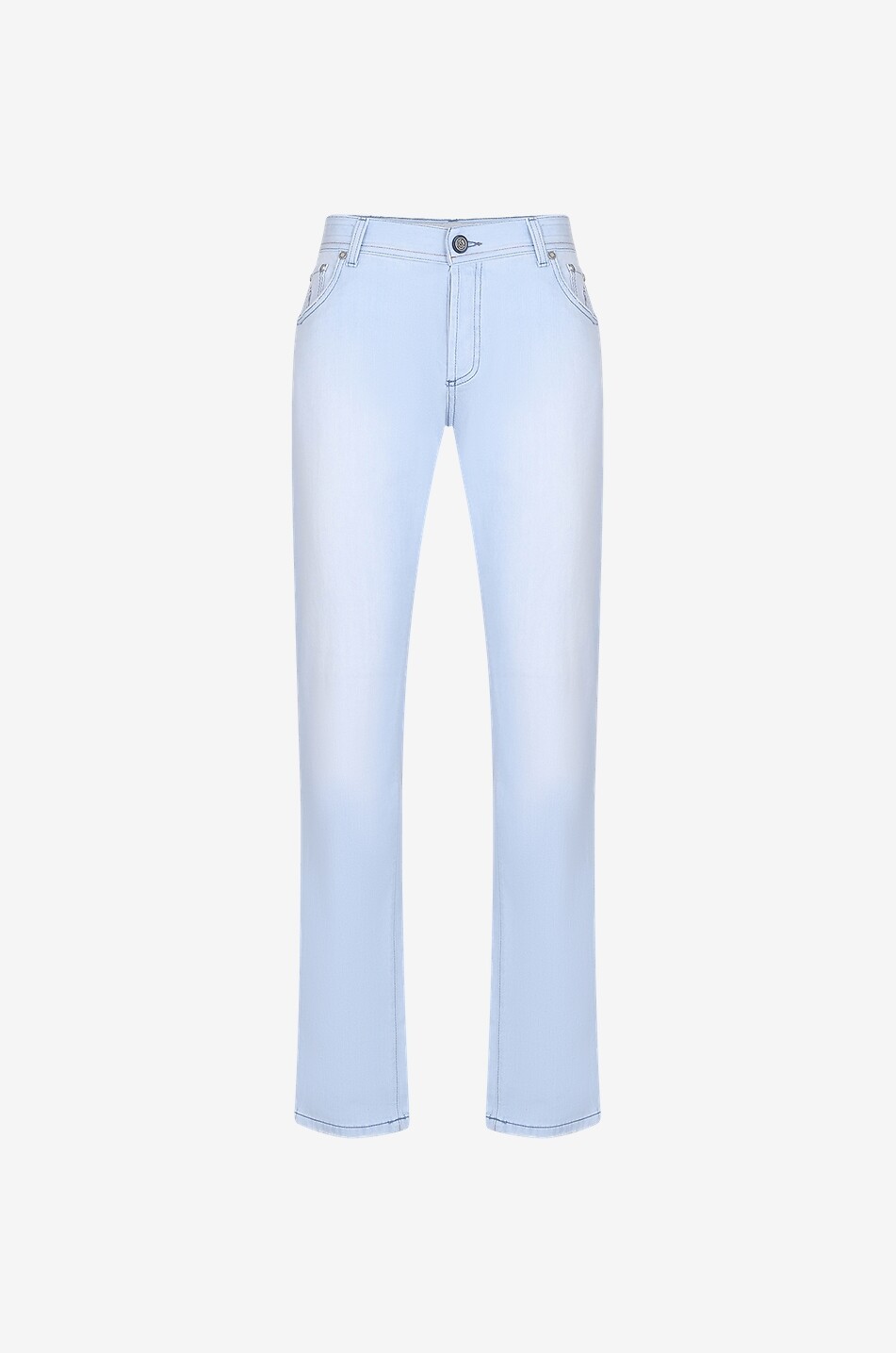 RICHARD J. BROWN Jean slim en coton Tokyo Homme BLEU CLAIR 1