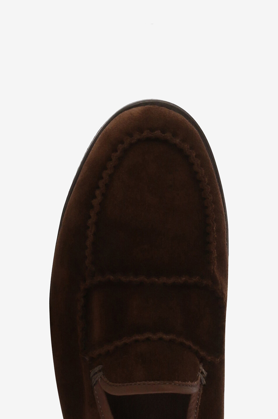 JOHN LOBB Mokassins aus weichem Wildleder Bath Herren DUNKELBRAUN 5