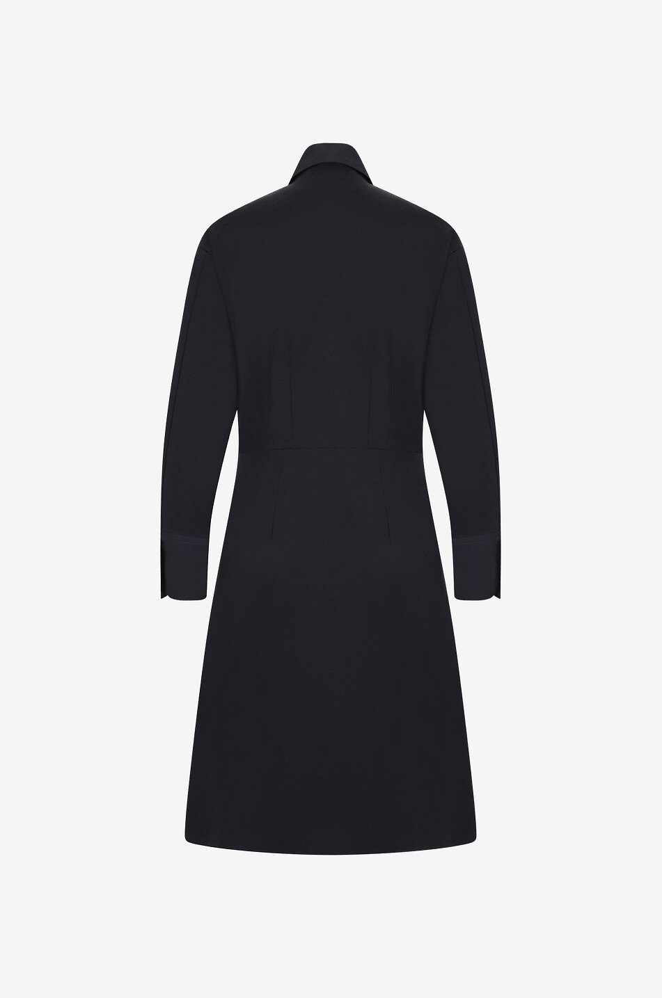 VINCE Robe courte en coton Femme BLEU FONCE 2