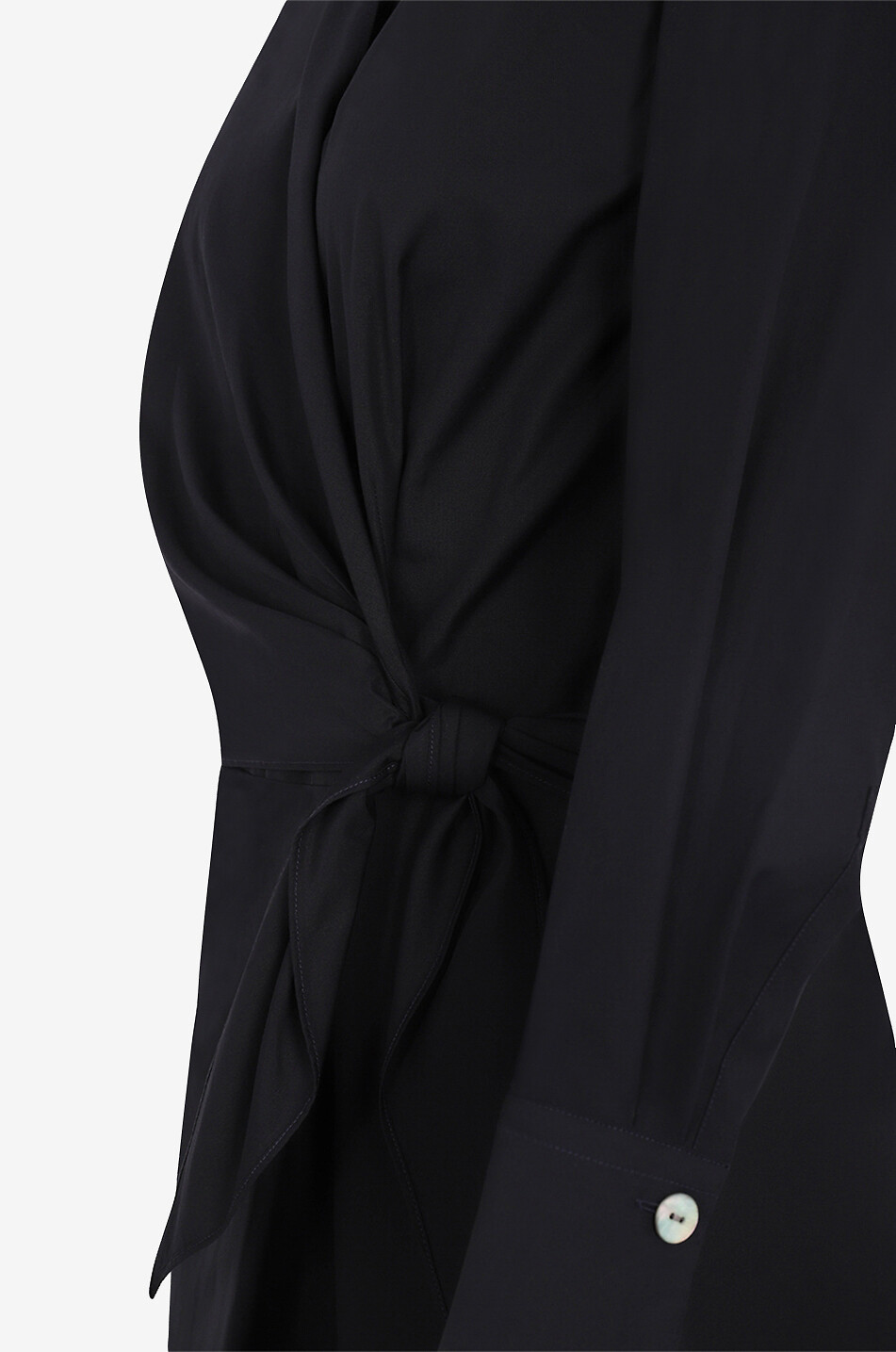 VINCE Robe courte en coton Femme BLEU FONCE 3