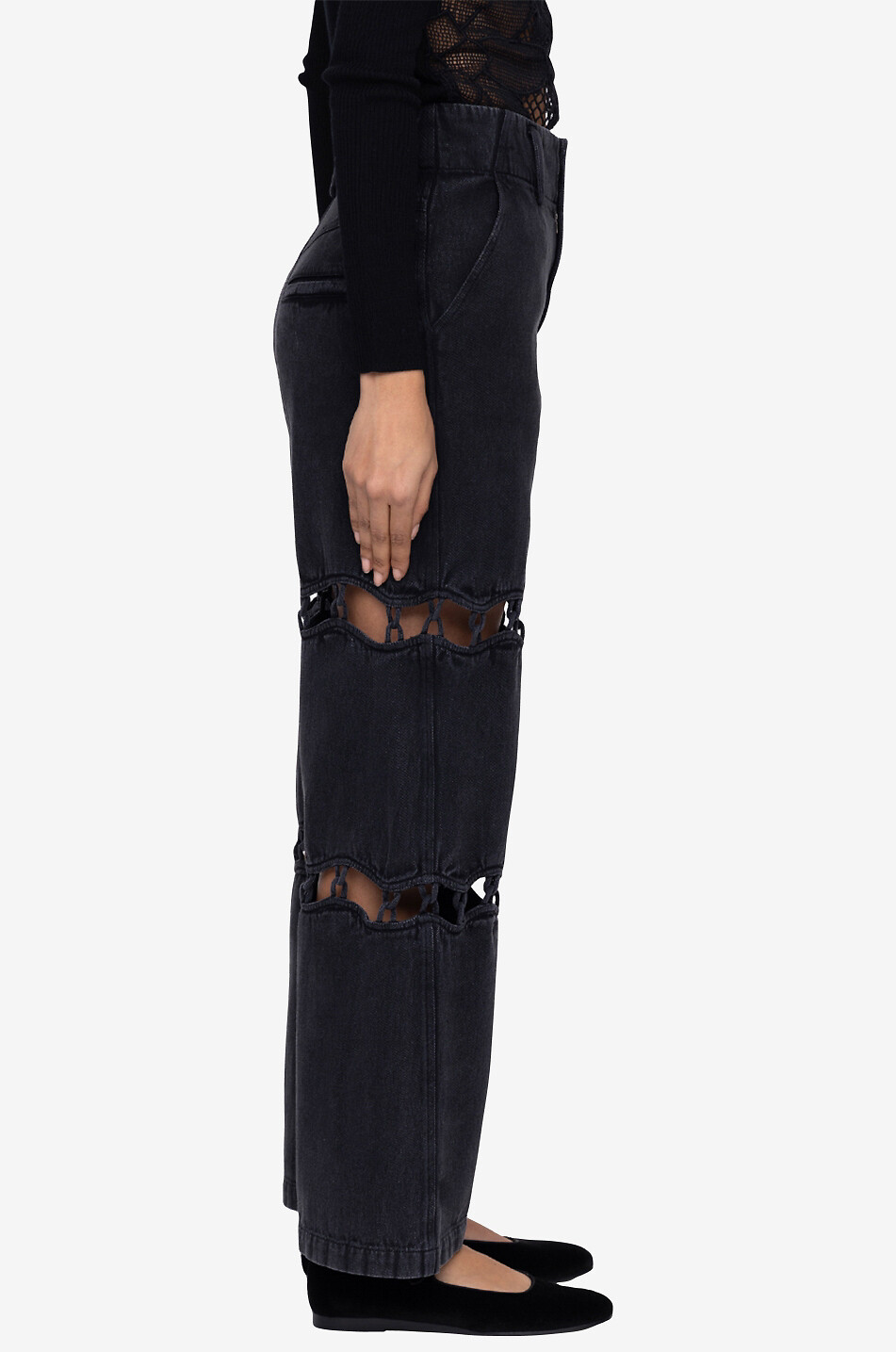 Jeans mit geradem Bein aus Baumwolle Luz