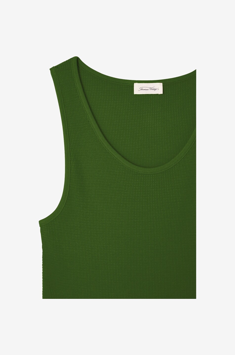 AMERICAN VINTAGE Tanktop mit U-Ausschnitt aus Baumwolle Pumbo Damen GRÜN 2