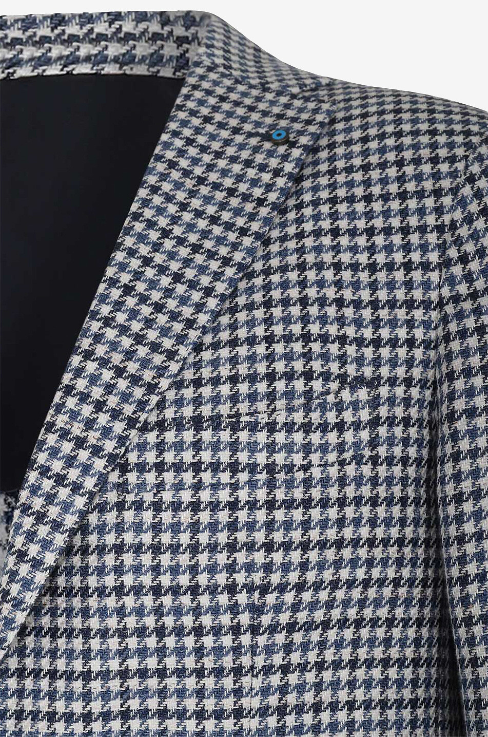 GIAMPAOLO Leuca linen and cotton jacket Men MEDIUM BLUE 3