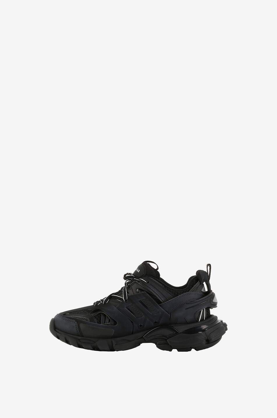 BALENCIAGA Baskets multi-matière détail réfléchissant Track Femme NOIR 3