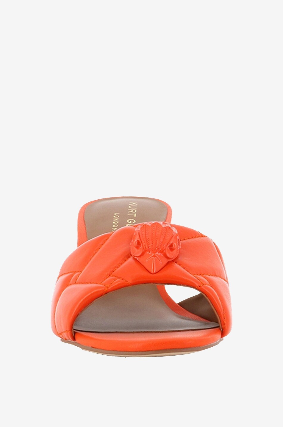 Mules à talon en cuir Kensington