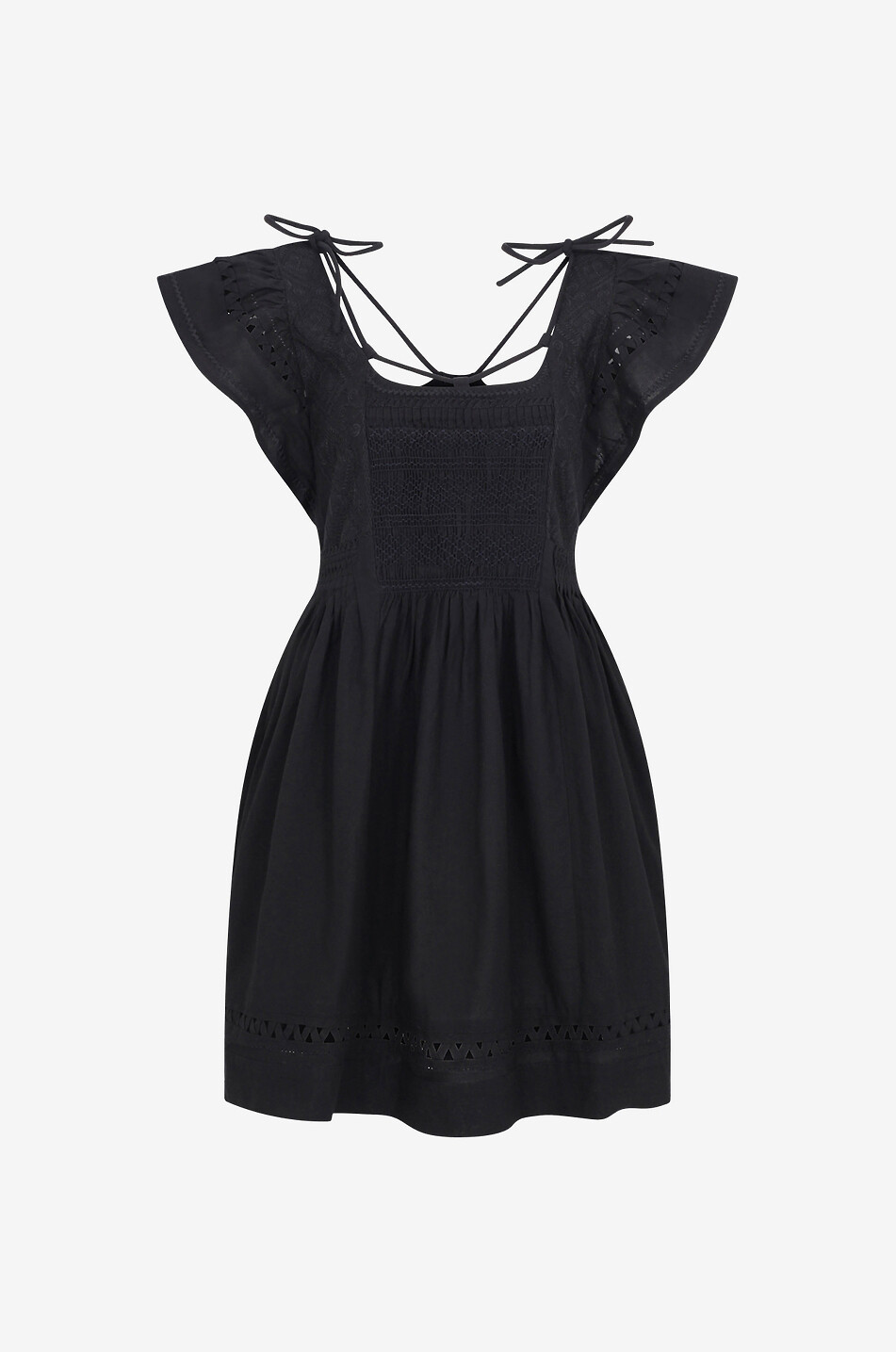 Robe mini en coton Willa