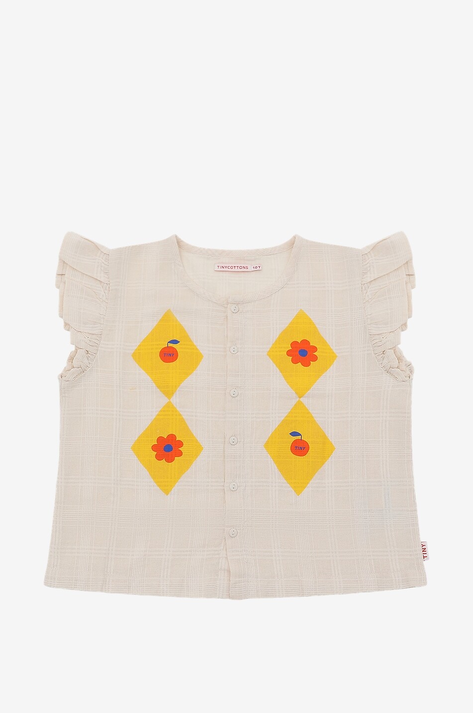 Blouse en coton fille Diamonds