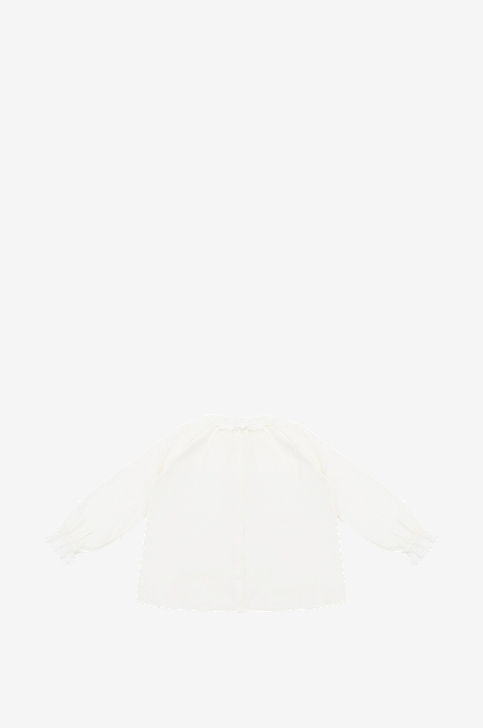 Chemise à manches longues en coton fille Avril
