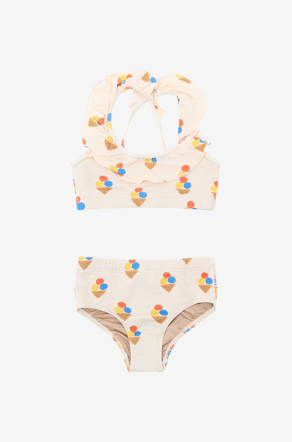 Ice Cream girls' cotton two-piece swimsuit