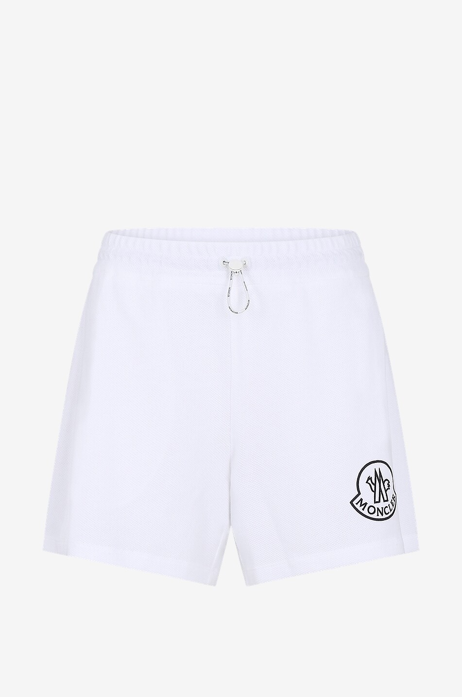 Rooster logo patch cotton piqué shorts
