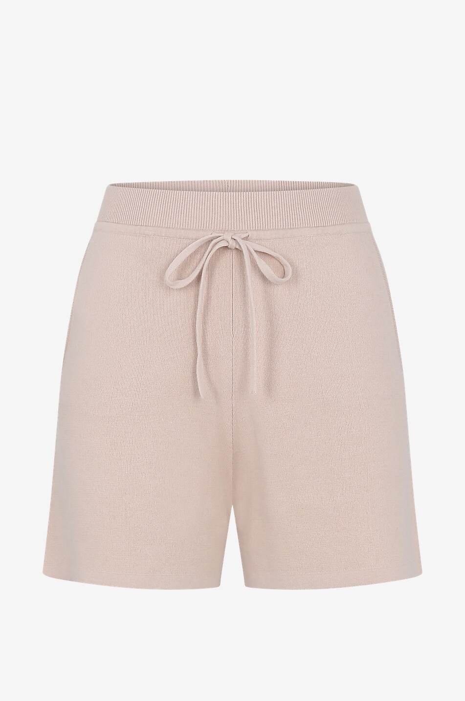 Lightweight knit cotton shorts