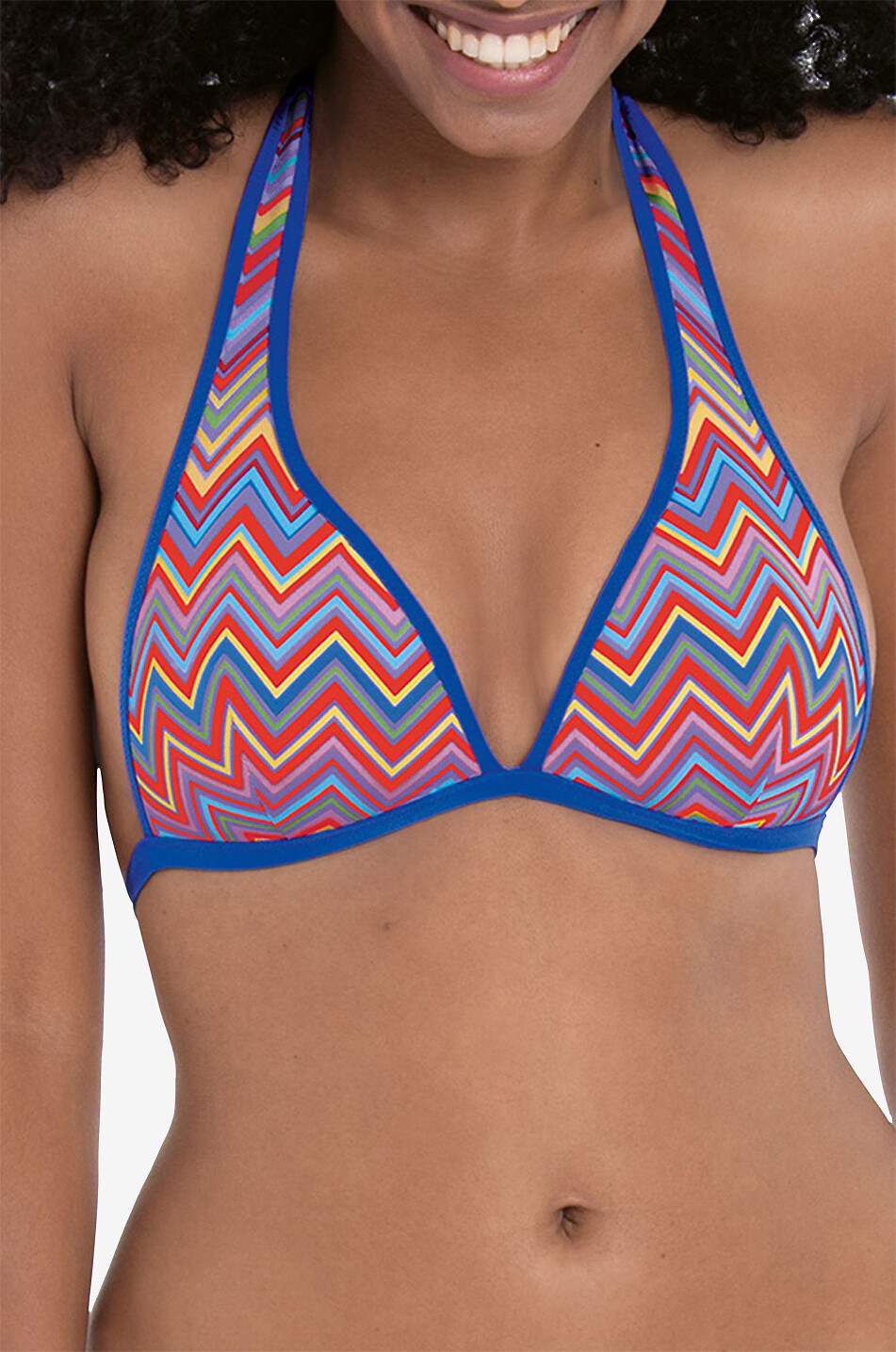 ROSA FAIA Mina padded triangle bikini top Women MULTI COLOURED 2