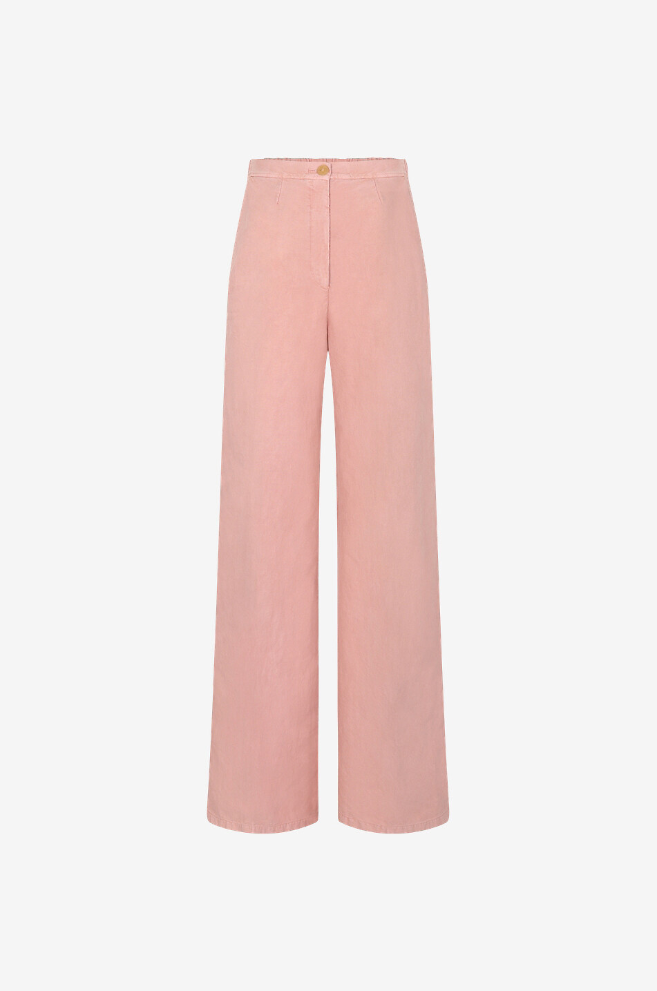Hose mit weitem Bein aus Baumwolle